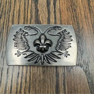 Washed Up Hollywood silver belt buckle